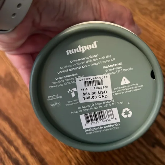 Brand new nod pod !! Anthropology weighted eye mask - Picture 3 of 4